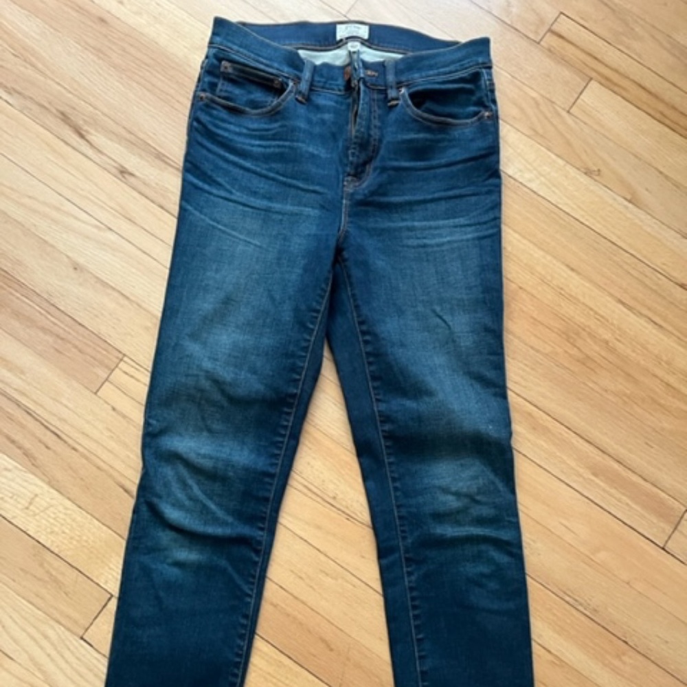 Women's JCrew Blue Jeans Lookout Skinny Jeans Size 27